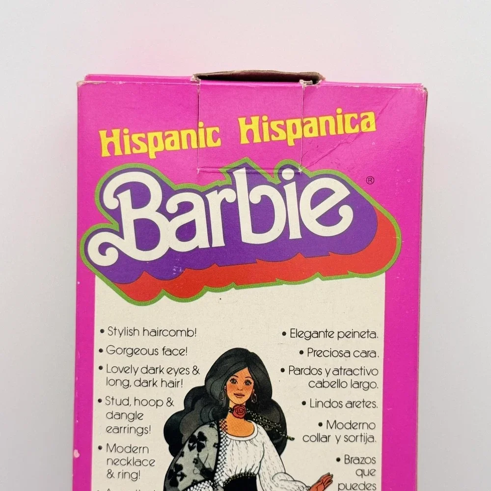 Vintage 1979 Hispanic Barbie Fashion Doll Mattel No 1292 12in In Box Taiwan